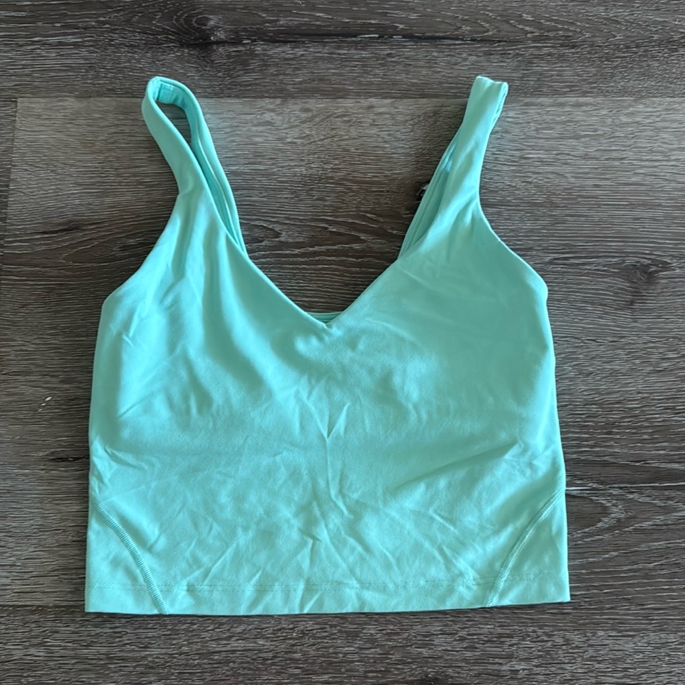 Light mint green lululemon align tank, size 4
